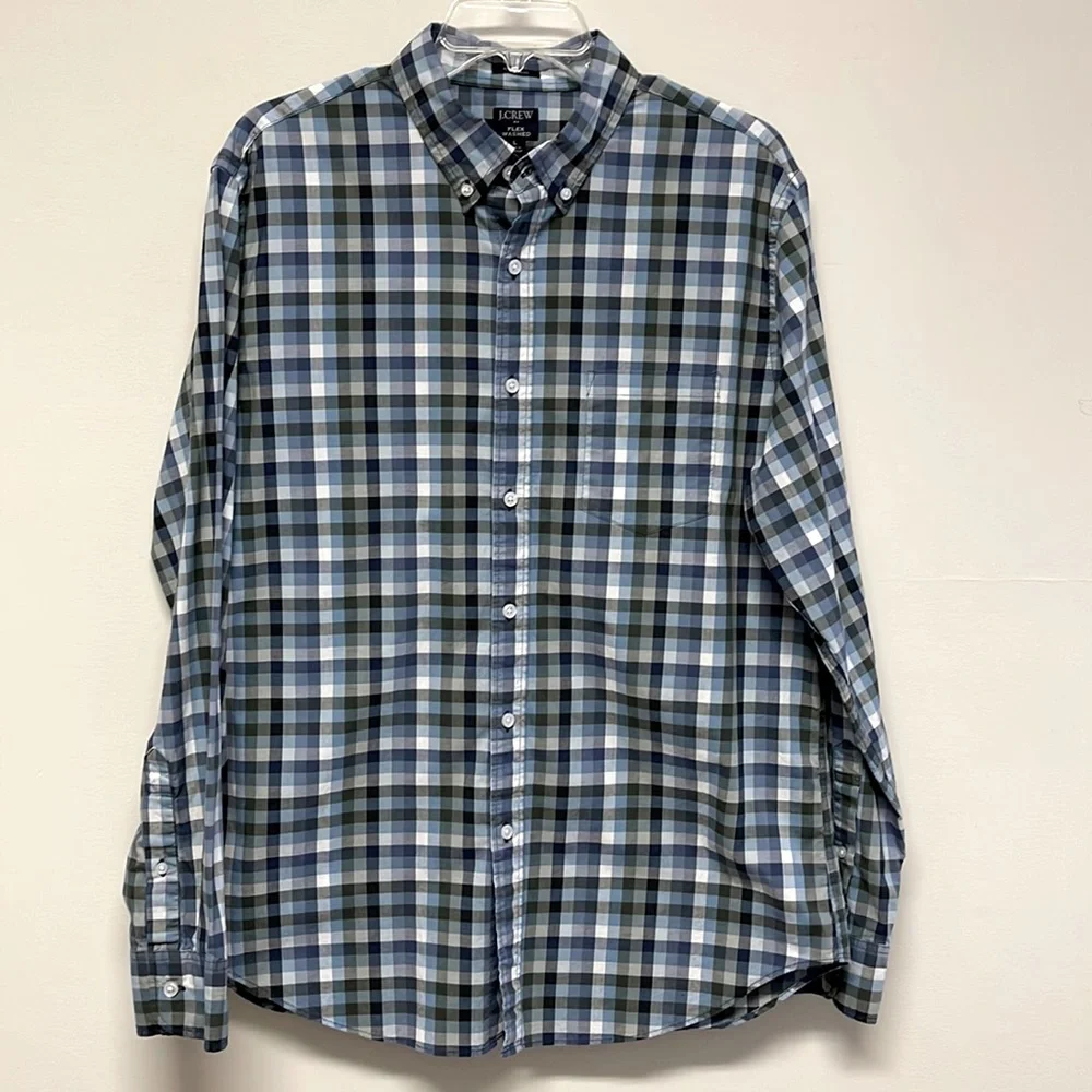 J. Crew Classic Plaid Button Down